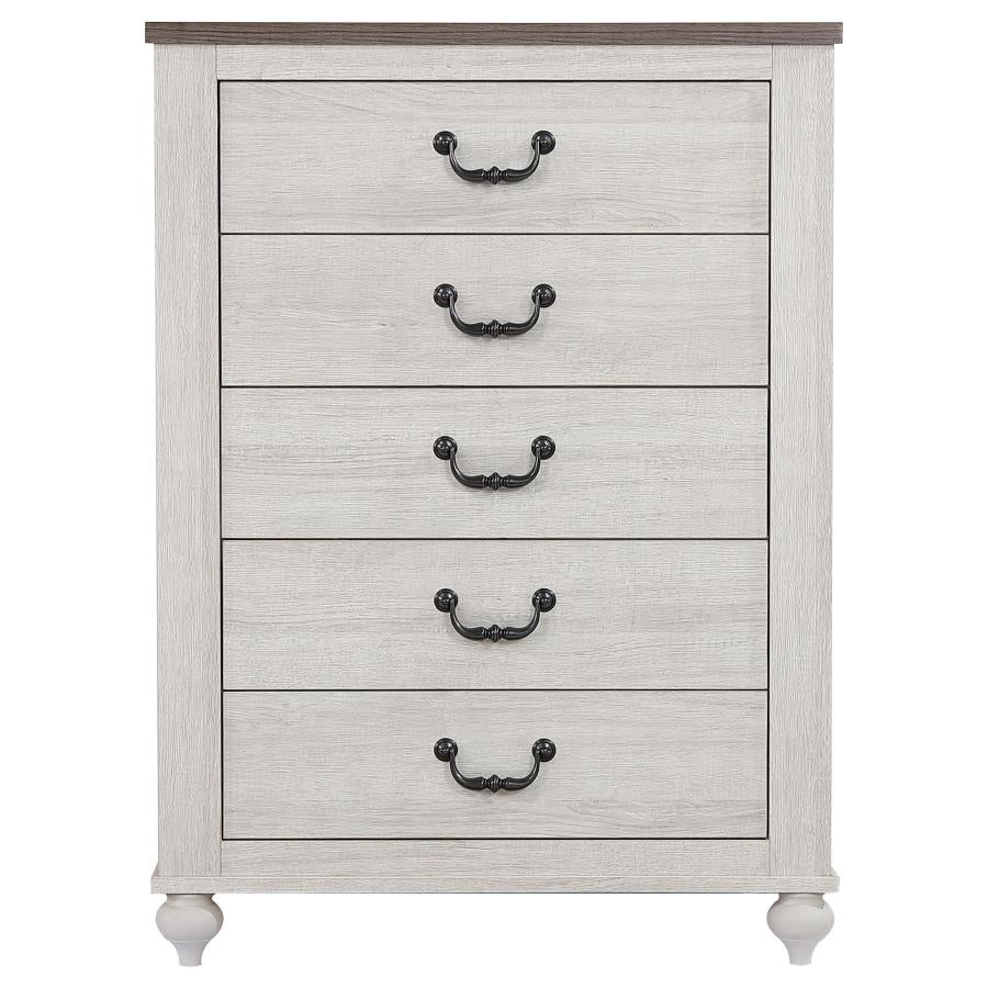 Stillwood Grey Queen Bed 5 Pc Set - furniture place usa