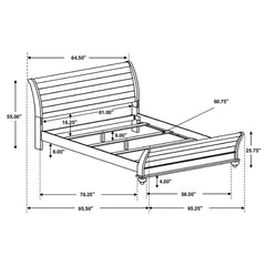 Stillwood Grey Queen Bed - furniture place usa