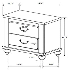 Stillwood Grey Nightstand - furniture place usa