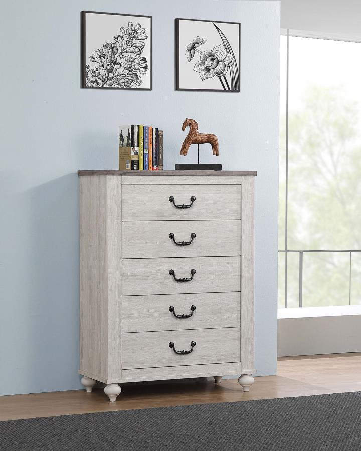 Stillwood Grey Chest - furniture place usa