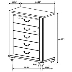 Stillwood Grey Chest - furniture place usa