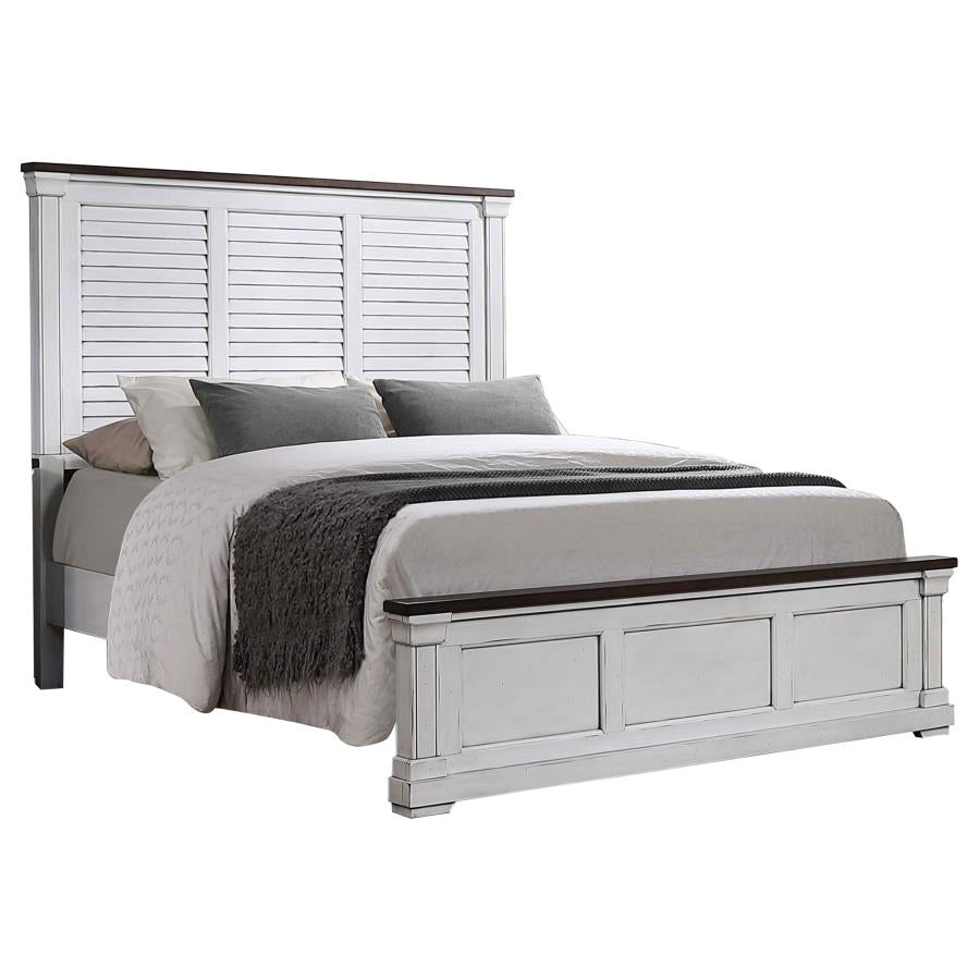 Hillcrest Ivory Queen Bed - furniture place usa