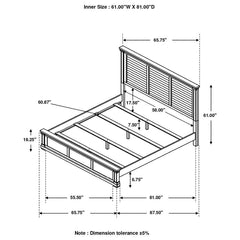 Hillcrest Ivory Queen Bed - furniture place usa