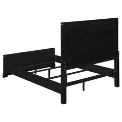 Cappola Black Eastern King Bed 5 Pc Set - furniture place usa