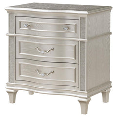 Evangeline Silver Nightstand - furniture place usa