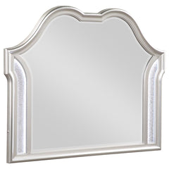 Evangeline Silver Dresser Mirror - furniture place usa