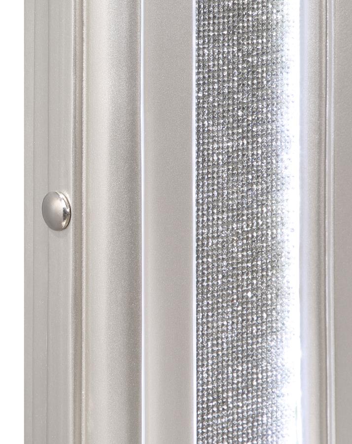 Evangeline Silver Dresser Mirror - furniture place usa