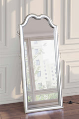 Evangeline Silver Floor Mirror - furniture place usa