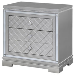 Eleanor Silver Nightstand - furniture place usa