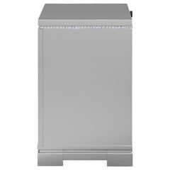 Eleanor Silver Nightstand - furniture place usa