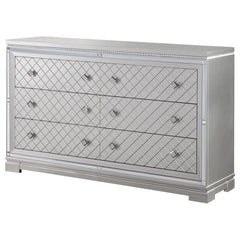 Eleanor Silver Dresser - furniture place usa