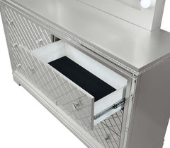 Eleanor Silver Dresser - furniture place usa