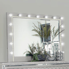 Eleanor Silver Dresser Mirror - furniture place usa