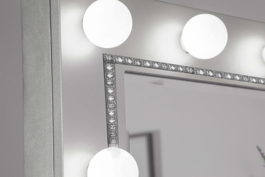 Eleanor Silver Dresser Mirror - furniture place usa