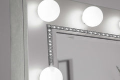 Eleanor Silver Dresser Mirror - furniture place usa