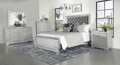 Eleanor Silver Dresser Mirror - furniture place usa