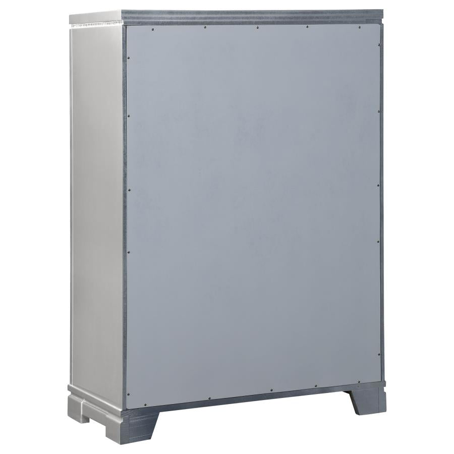 Eleanor Silver Chest - furniture place usa