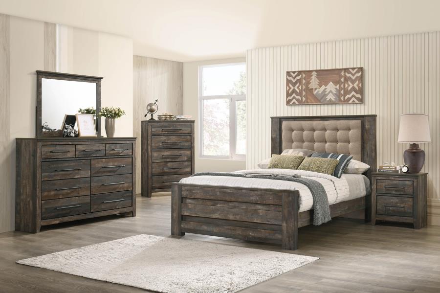 Ridgedale Brown Nightstand - furniture place usa