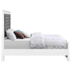 Eleanor White California King Bed - furniture place usa