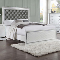 Eleanor White Queen Bed - furniture place usa