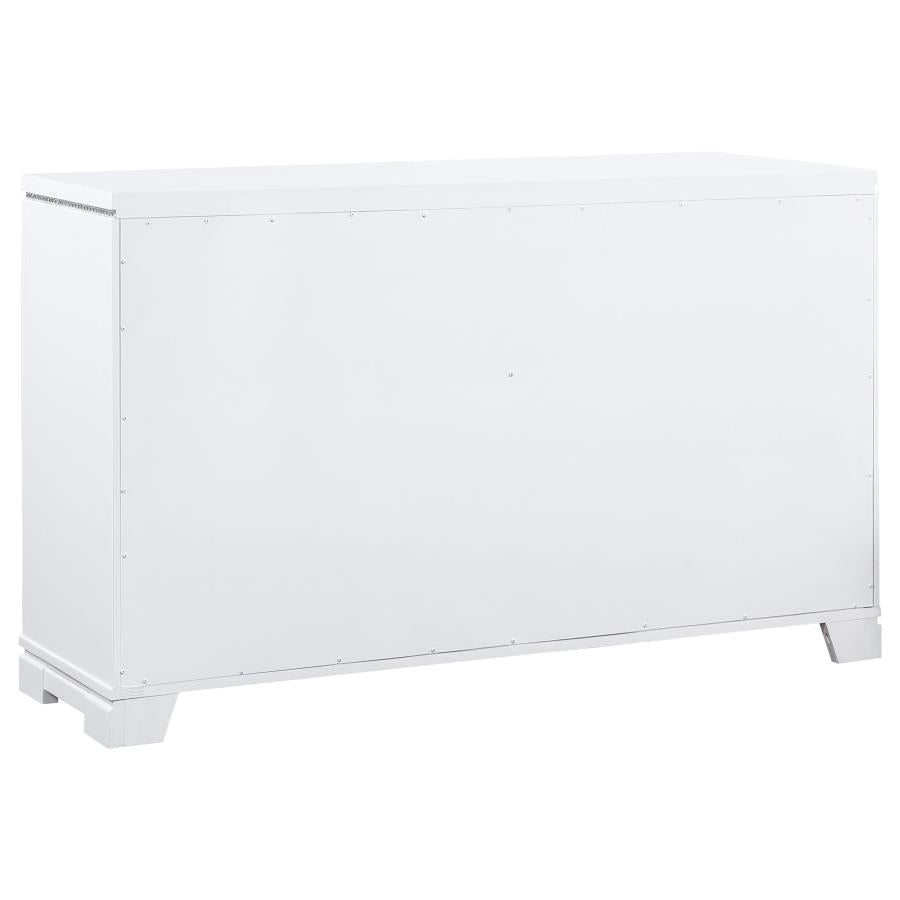 Eleanor White Dresser - furniture place usa