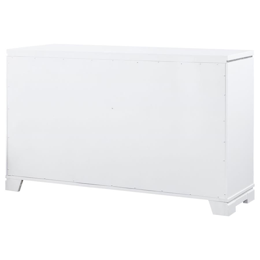 Eleanor White Dresser - furniture place usa