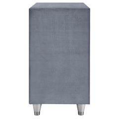 Antonella Grey Nightstand - furniture place usa