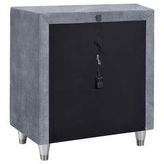 Antonella Grey Nightstand - furniture place usa