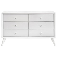 Janelle White California King Bed 5 Pc Set - furniture place usa