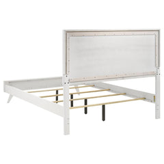 Janelle White Queen Bed 4 Pc Set - furniture place usa