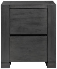 Lorenzo Grey Queen Bed 5 Pc Set - furniture place usa