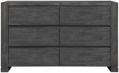 Lorenzo Grey Queen Bed 5 Pc Set - furniture place usa