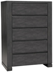 Lorenzo Grey Queen Bed 5 Pc Set - furniture place usa