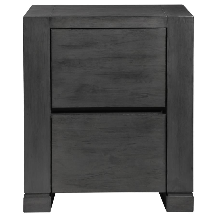 Lorenzo Grey Nightstand - furniture place usa