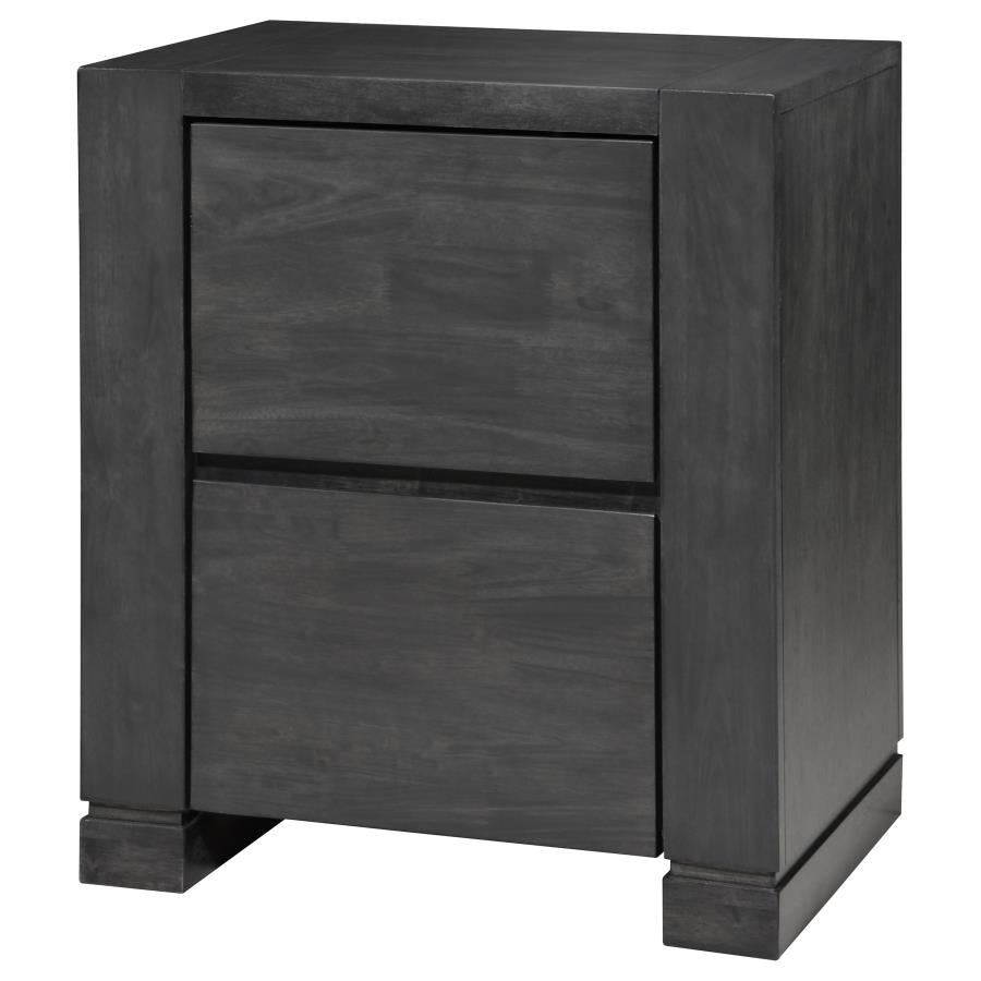 Lorenzo Grey Nightstand - furniture place usa