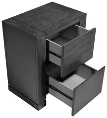 Lorenzo Grey Nightstand - furniture place usa