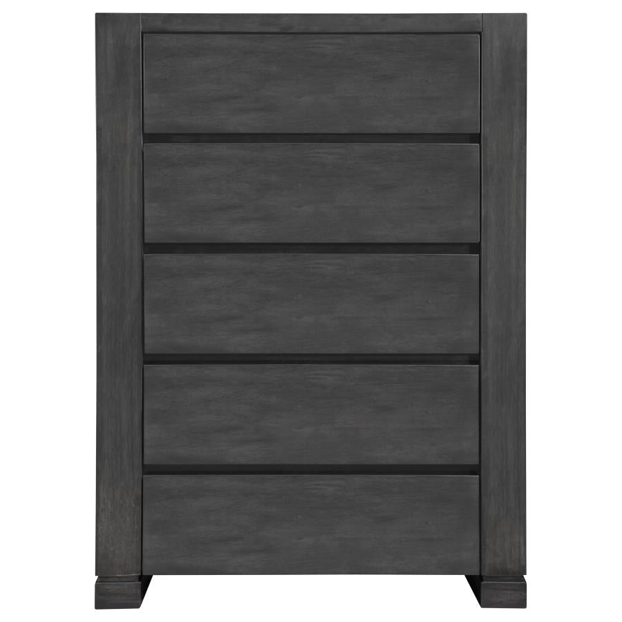 Lorenzo Grey Chest - furniture place usa