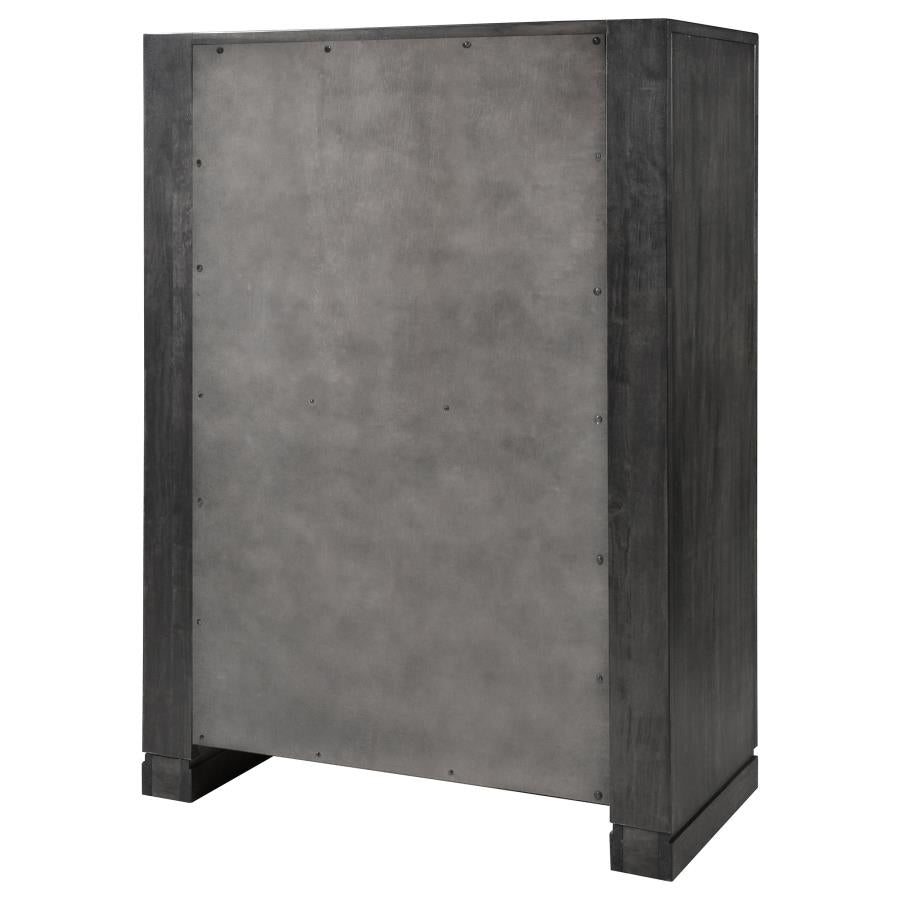 Lorenzo Grey Chest - furniture place usa