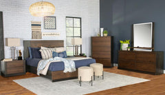 Azalia Brown Queen Bed - furniture place usa