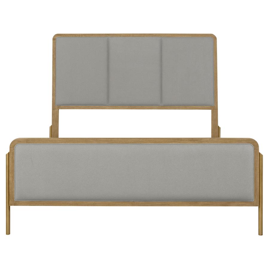 Arini Brown Queen Bed 4 Pc Set - furniture place usa