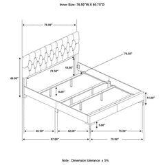 Kendall White Eastern King Bed - furniture place usa