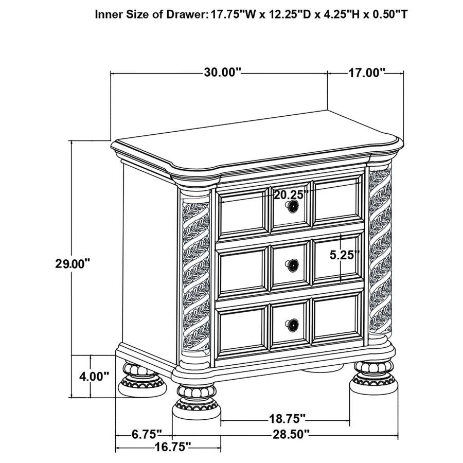 Emmett Brown Nightstand - furniture place usa