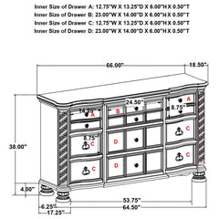 Emmett Brown Dresser - furniture place usa