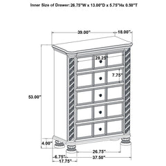 Emmett Brown Chest - furniture place usa