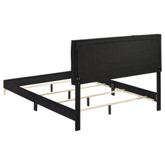 Kendall Black Eastern King Bed - furniture place usa