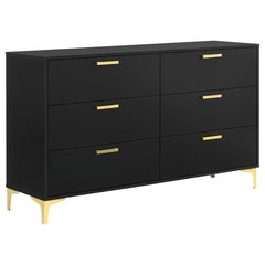 Kendall Black Queen Bed 5 Pc Set - furniture place usa