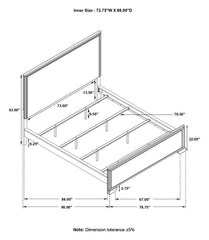 Baker Brown California King Bed - furniture place usa