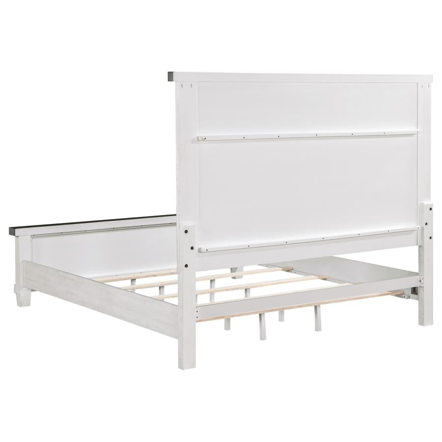Lilith Grey Queen Bed 5 Pc Set - furniture place usa