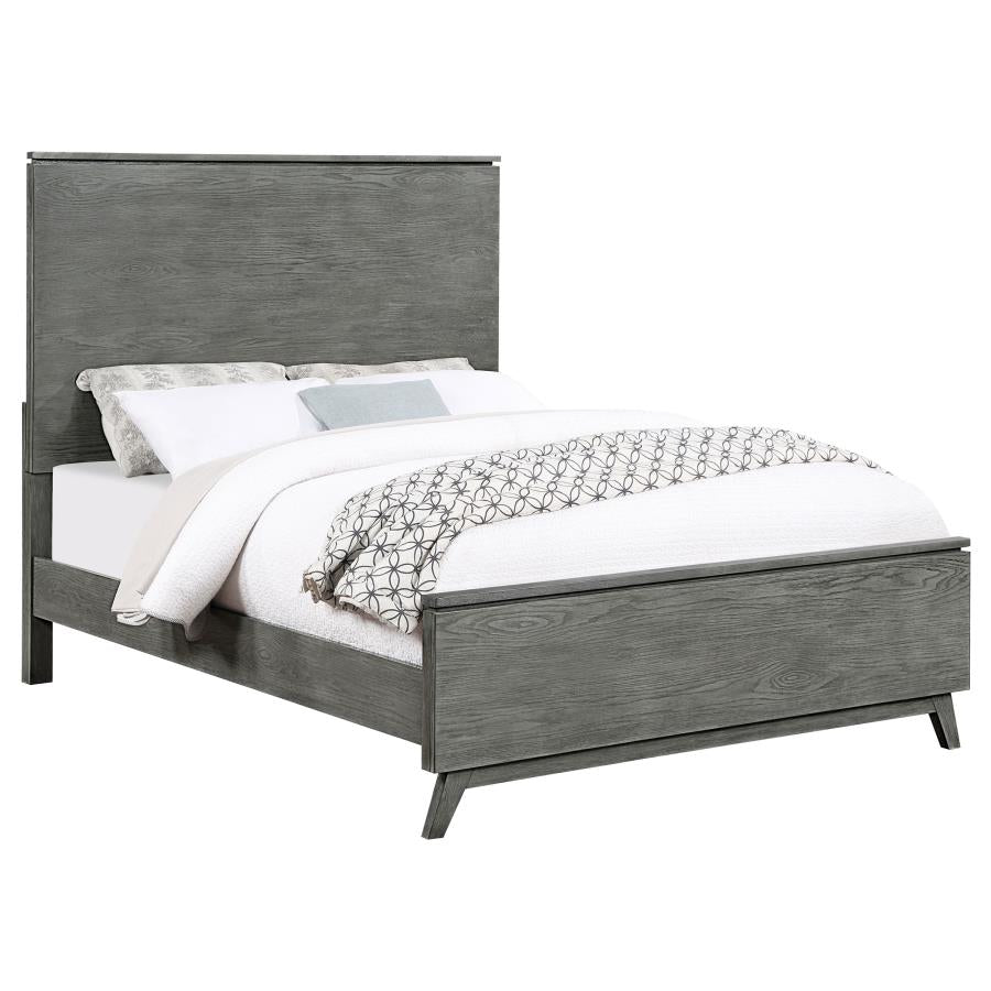 Nathan Grey California King Bed - furniture place usa