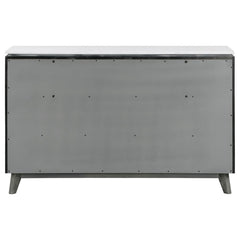 Nathan Grey Dresser - furniture place usa